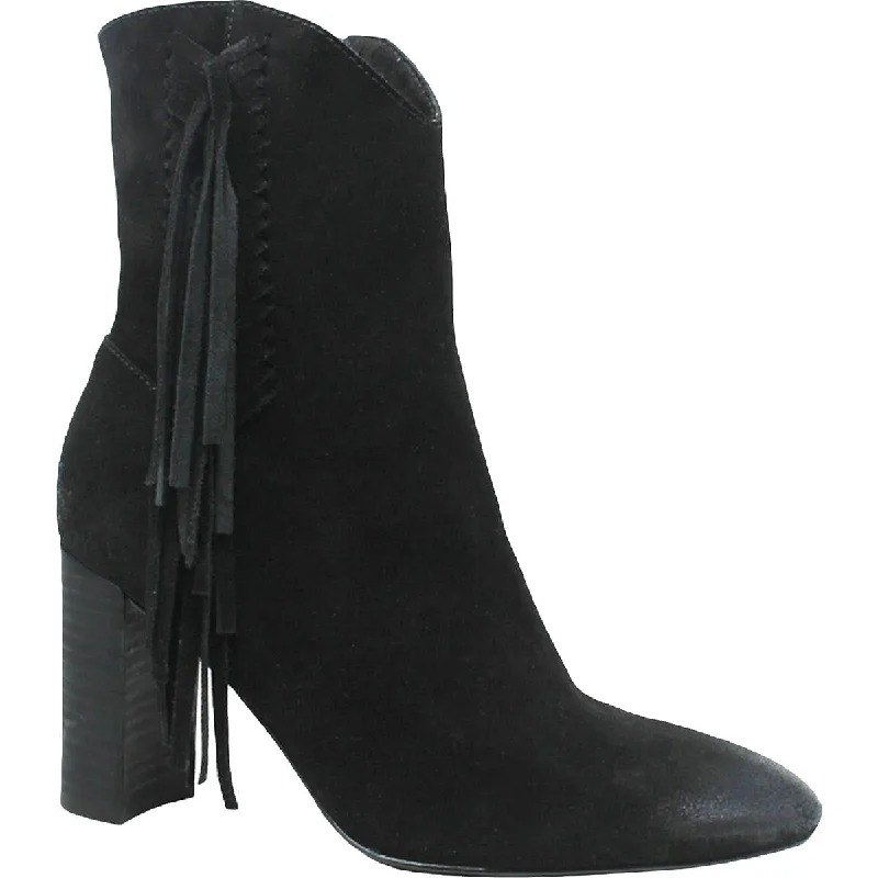 Statement Casual Shoes Charles by Charles David Womens BOULDER Suede Block Heel Mid-Calf Boots