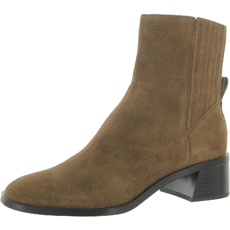 Urban Fashion Footwear Dolce Vita Womens Faux Leather Casual Ankle Boots