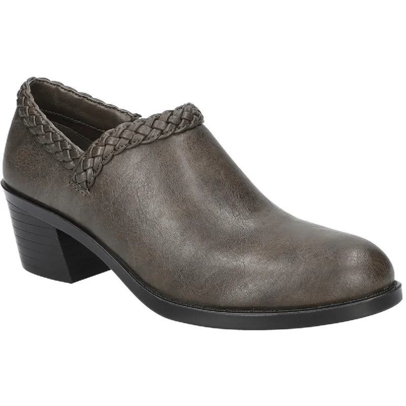Cozy Comfort Style Sale Easy Street Womens Ry Faux Leather Braided Booties