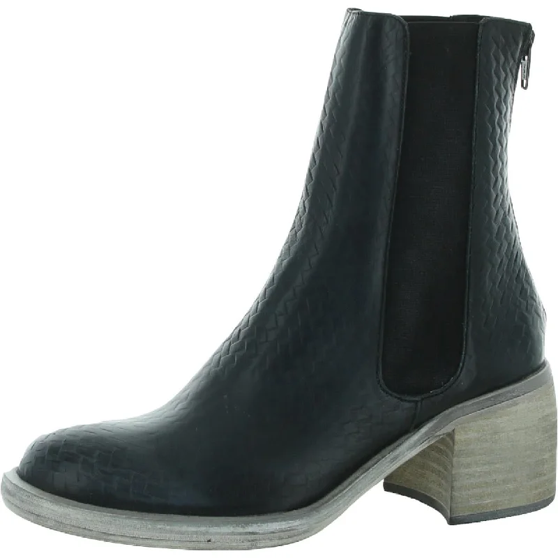 Trendy Street Style Free People Womens Essential Chelsea Leather Zipper Ankle Boots