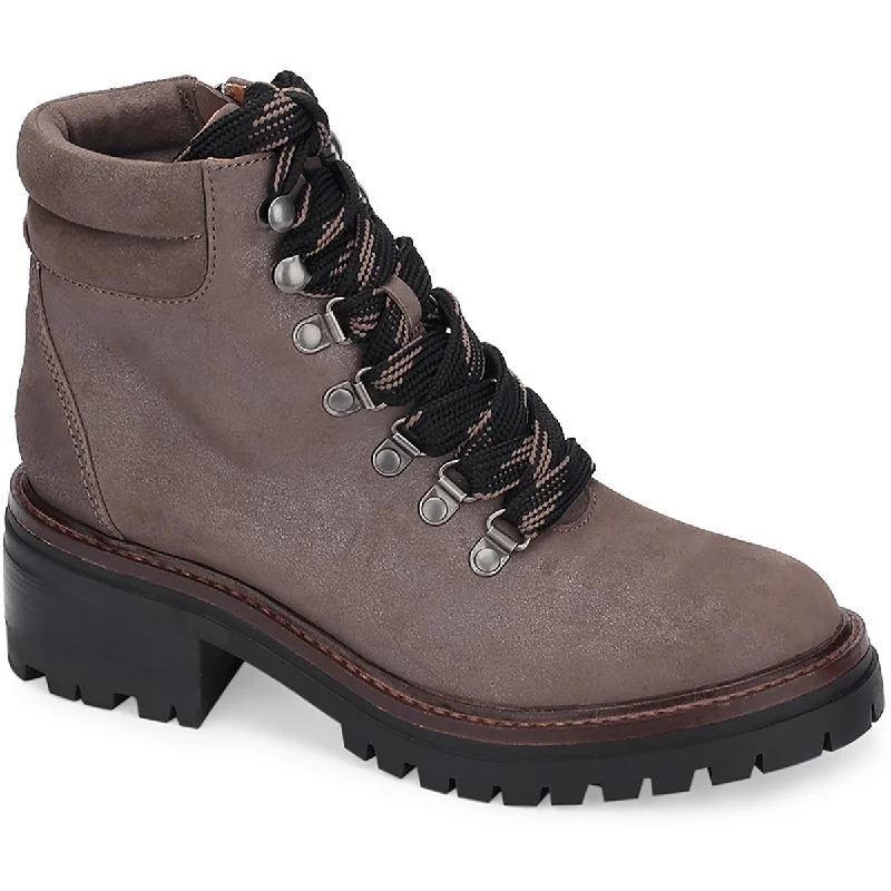Affordable Shoe Fashion Gentle Souls by Kenneth Cole Womens Brooklyn Leather Combat & Lace-up Boots