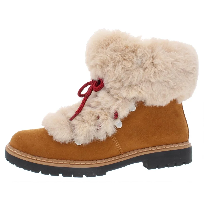Classic Casual Shoes Sale INC Womens Pravale Faux Fur Lace-Up Winter Boots
