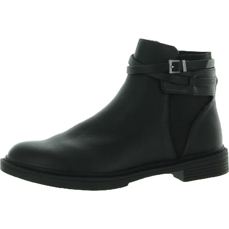 Premium Footwear Sale Kenneth Cole Reaction Womens Wind Lug Buckle Leather Booties Ankle Boots
