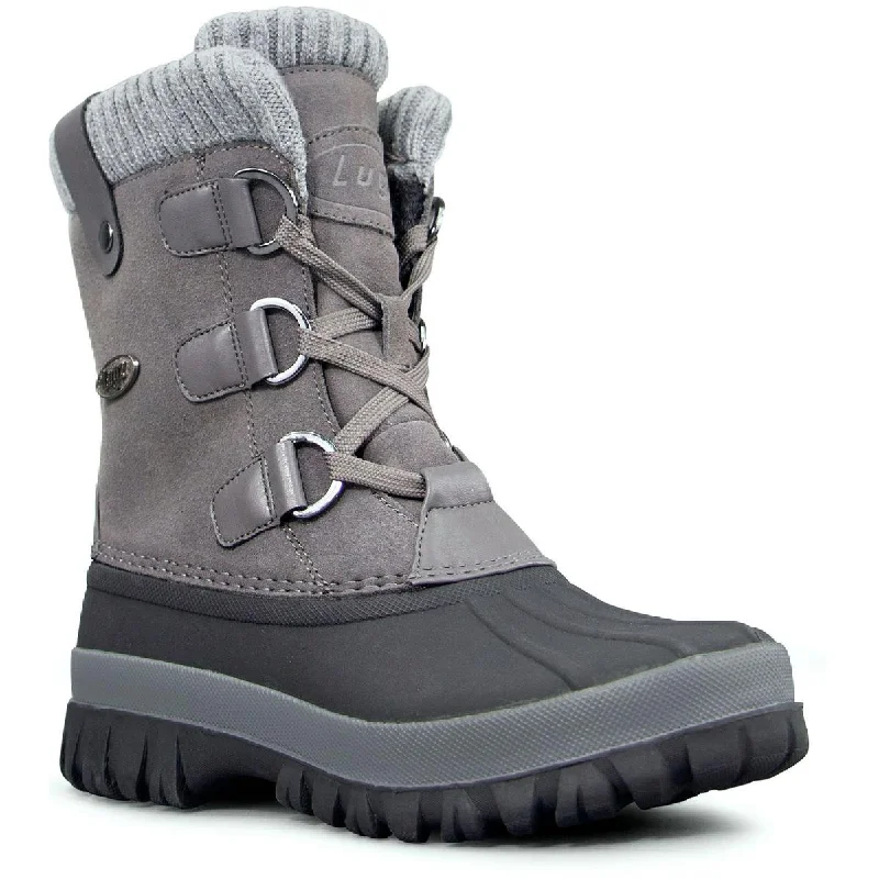 End-Of-Season Clearance Lugz Womens Stormy Suede Faux Fur Lined Winter & Snow Boots