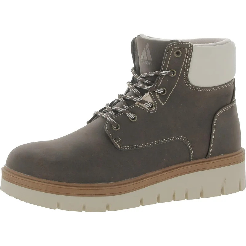 Affordable Shoe Fashion Mishansha Womens Faux Suede Comfort Winter & Snow Boots