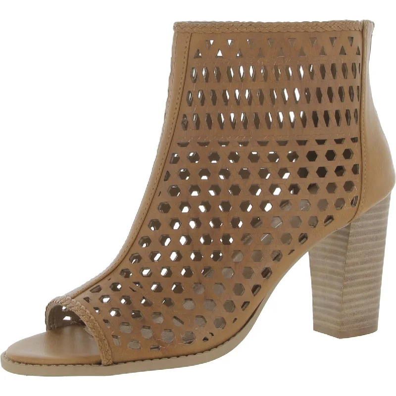 Comfortable Stylish Shoes Report Womens Rachel Cut-Out Open Toe Ankle Boots