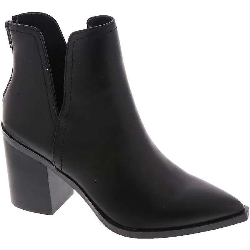 Seasonal Fashion Steve Madden Womens Novita Pointed Toe Block Heel Ankle Boots