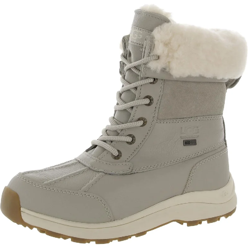 Trend Alert Ugg Womens Adirondack III Velvet Croc Leather Ankle Winter & Snow Boots