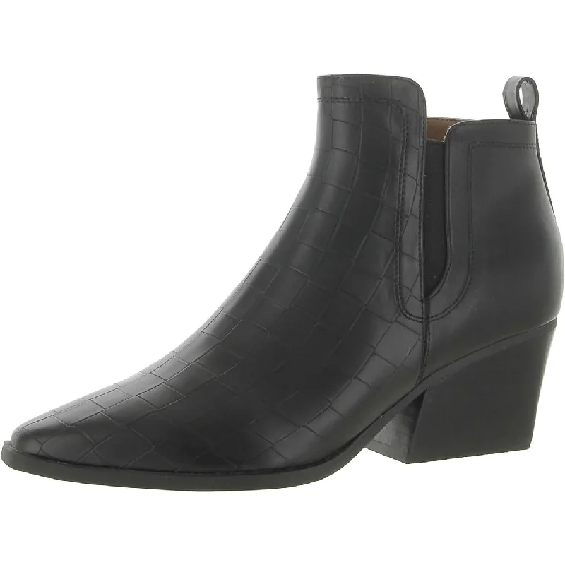 Sale On Sale Yellow Box Womens Cameon Faux Leather Ankle Booties
