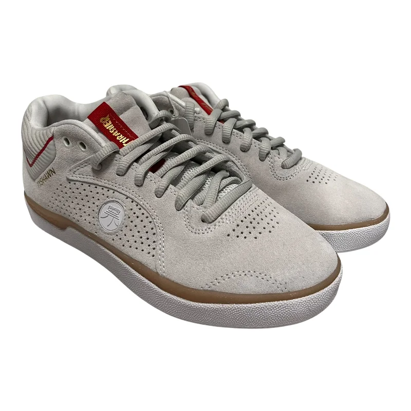 Casual Women's Flats adidas/Low-Sneakers/US 5.5/Suede/WHT/Tyshawn x Thrasher