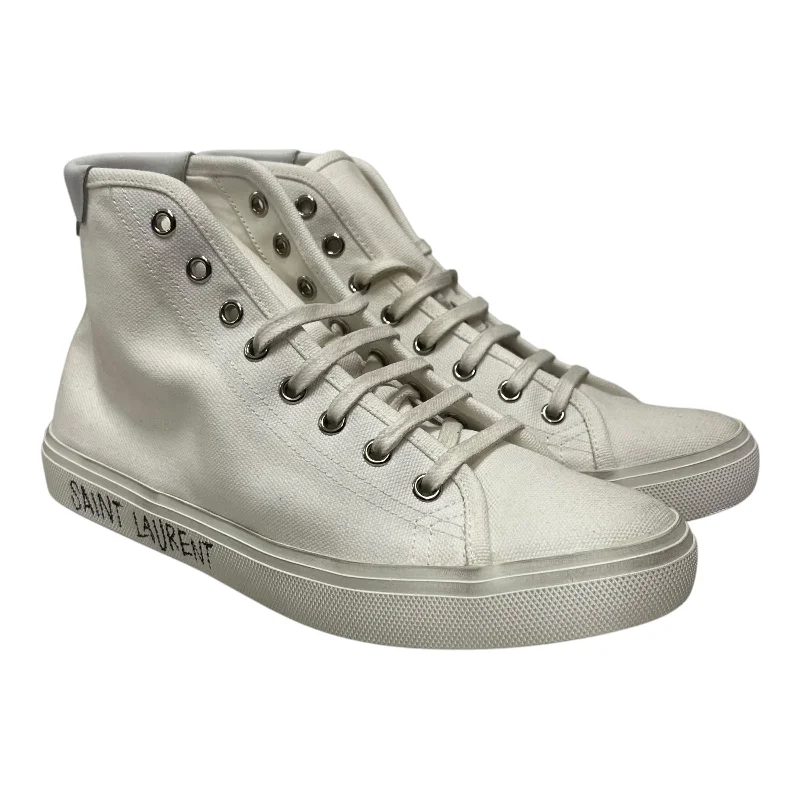 End-Of-Season Clearance SAINT LAURENT/Hi-Sneakers/EU 38/Cotton/WHT/Malibu Mid