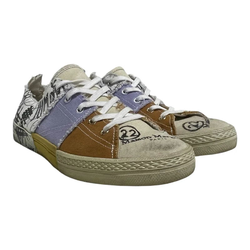 Low Price Special Maison Margiela/Low-Sneakers/EU 39/Cotton/MLT/purple brown canvas