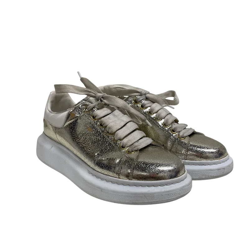 Romantic Chic Deals Alexander McQueen/Low-Sneakers/US 6.5/Leather/SLV/metallic color