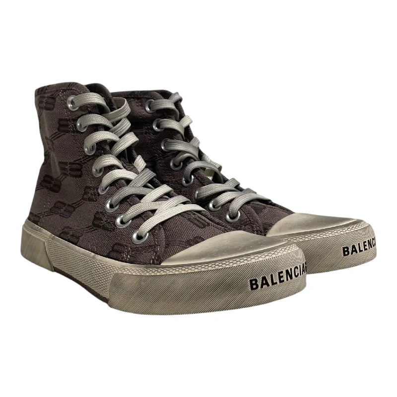 Soft Sole Shoes Discount BALENCIAGA/Hi-Sneakers/EU 35/All Over Print/KHK/bb all over