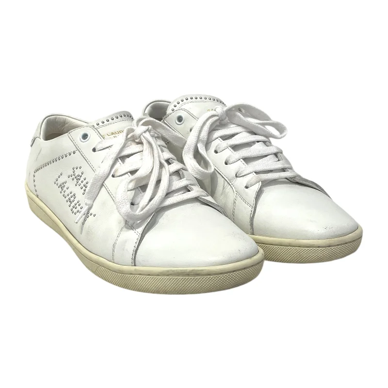 Women's Foot-Friendly Shoes SAINT LAURENT/Low-Sneakers/US 8.5/WHT/