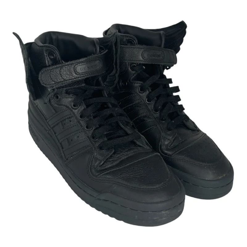High-Fashion Casual Shoes JEREMY SCOTT/adidas/Hi-Sneakers/US 7/Cotton/BLK/WINGS HI TOPS