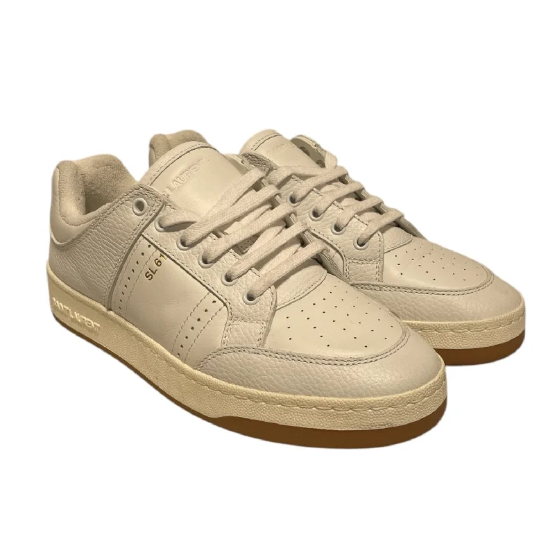 Flash Sale Online SAINT LAURENT/Low-Sneakers/US 8/Leather/WHT/PO69078941