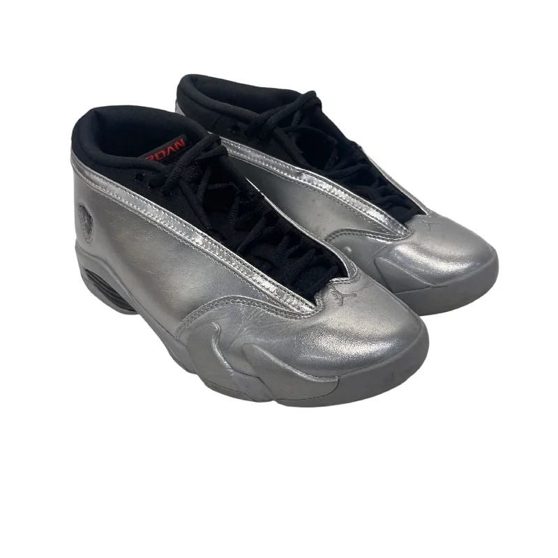 Walking Comfort Shoes Air Jordan/Hi-Sneakers/US 9/SLV/Jordan 14 Retro