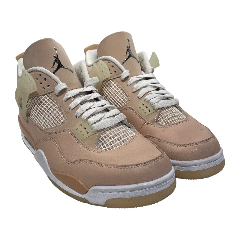 Exclusive Designer Style Deals Air Jordan/Hi-Sneakers/US 12/BEG/Retro 4 shimmer