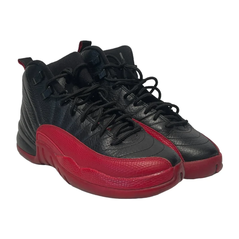 Classic Chic Deals Jordan/Hi-Sneakers/US 5.5/Leather/BLK/Air Jordan 12 Retro Flu Game