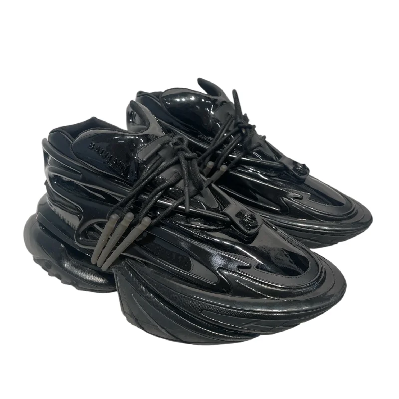 Exclusive Sale BALMAIN/Low-Sneakers/US 12/Leather/BLK/unicorn main lab