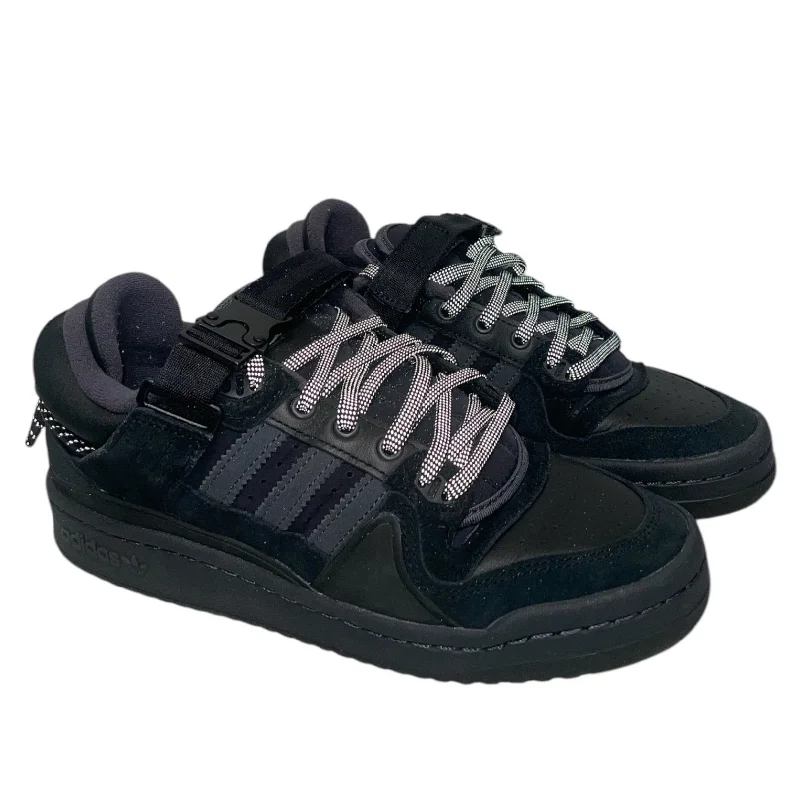 Polished Style Deals adidas/Low-Sneakers/US 6.5/Cotton/BLK/BAD BUNNY FORUM