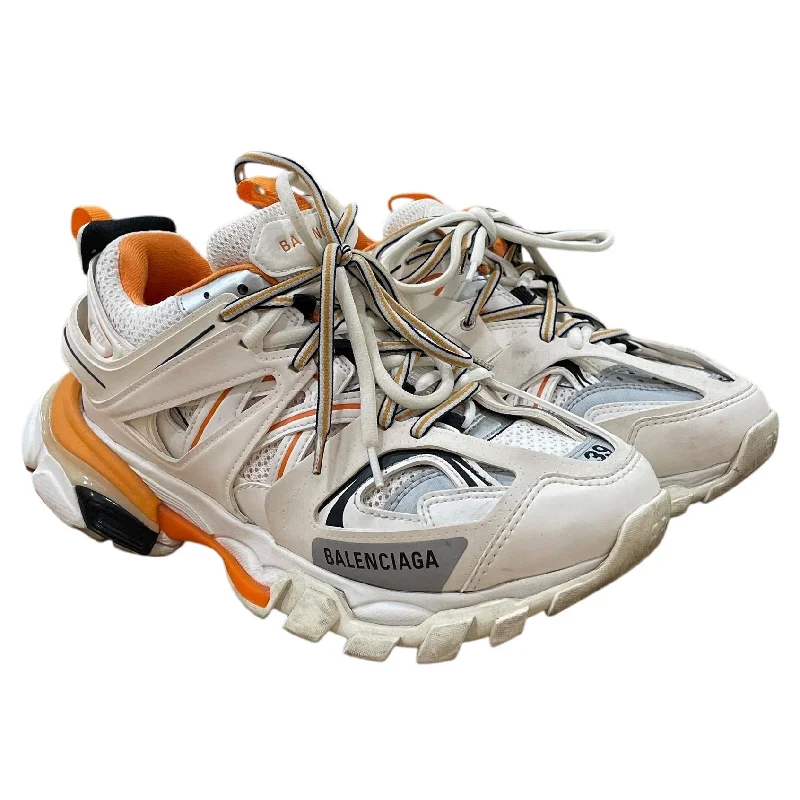 Unbeatable Prices BALENCIAGA/Hi-Sneakers/US 8/WHT/orange track