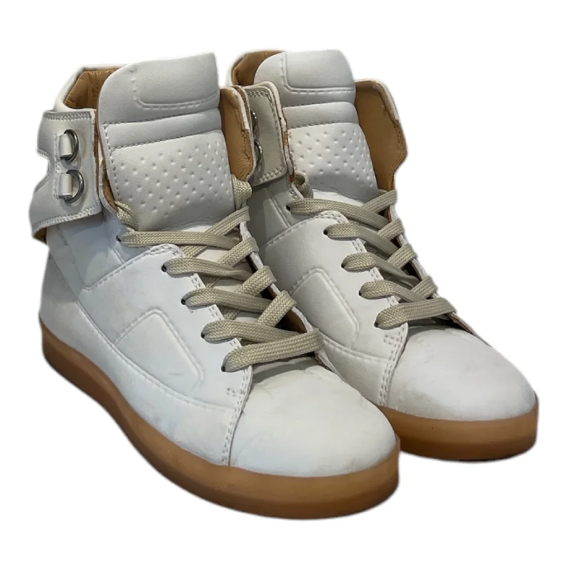 Hot Trends Maison Martin Margiela/H&M/Hi-Sneakers/US 5/Leather/WHT/