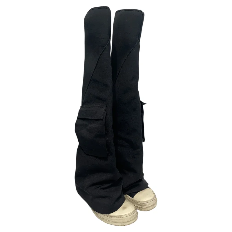 Affordable Luxury Fashion Rick Owens/Hi-Sneakers/US 6/BLK/Drkshdw Fetish Sneakers