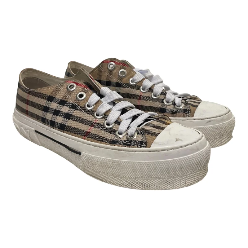 Non-Slip Shoes BURBERRY/Low-Sneakers/US 6.5/Plaid/MLT/Low Vintage Check Beige