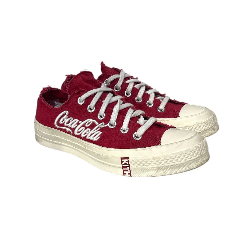 Fashion Forward CONVERSE/Coca･Cola/Low-Sneakers/US 7.5/Cotton/BRD/