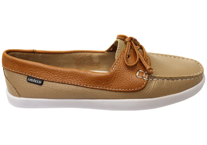 Limited Edition Andacco Ida Womens Comfortable Leather Casual Loafers Made In Brazil