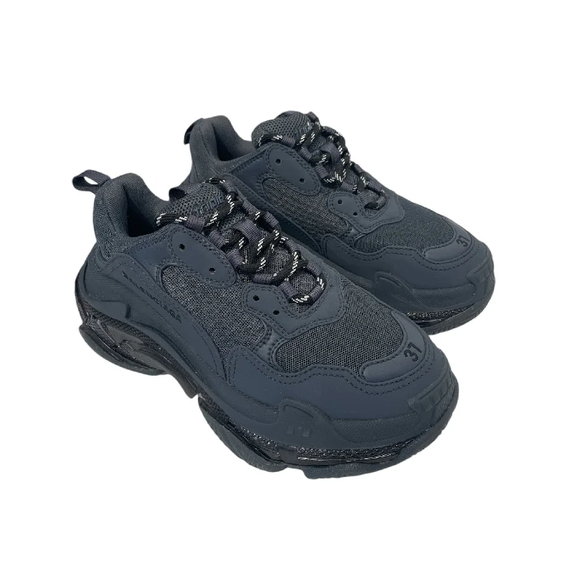 Stylish Looks BALENCIAGA/Low-Sneakers/US 7/Plain/Nylon/NVY//TRIPLE S P216378