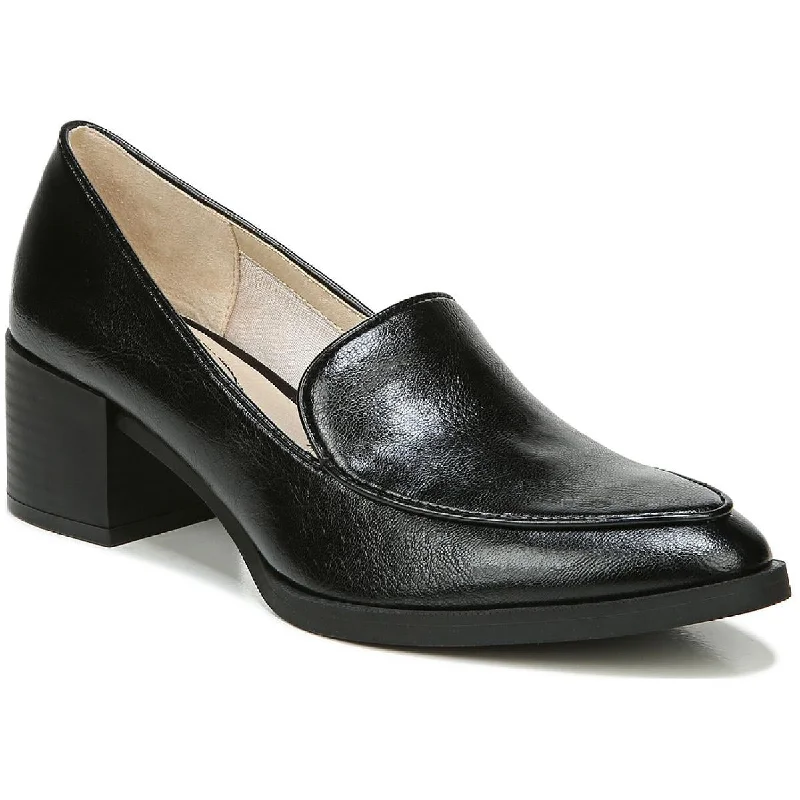 Feminine Style Promotions Devyn Womens Block Heel Slip On Loafers