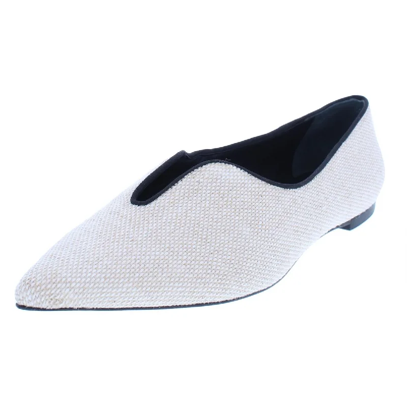 Winter Warehouse Sale Lucia Womens Pointed Textured Pointy-Toe Flats