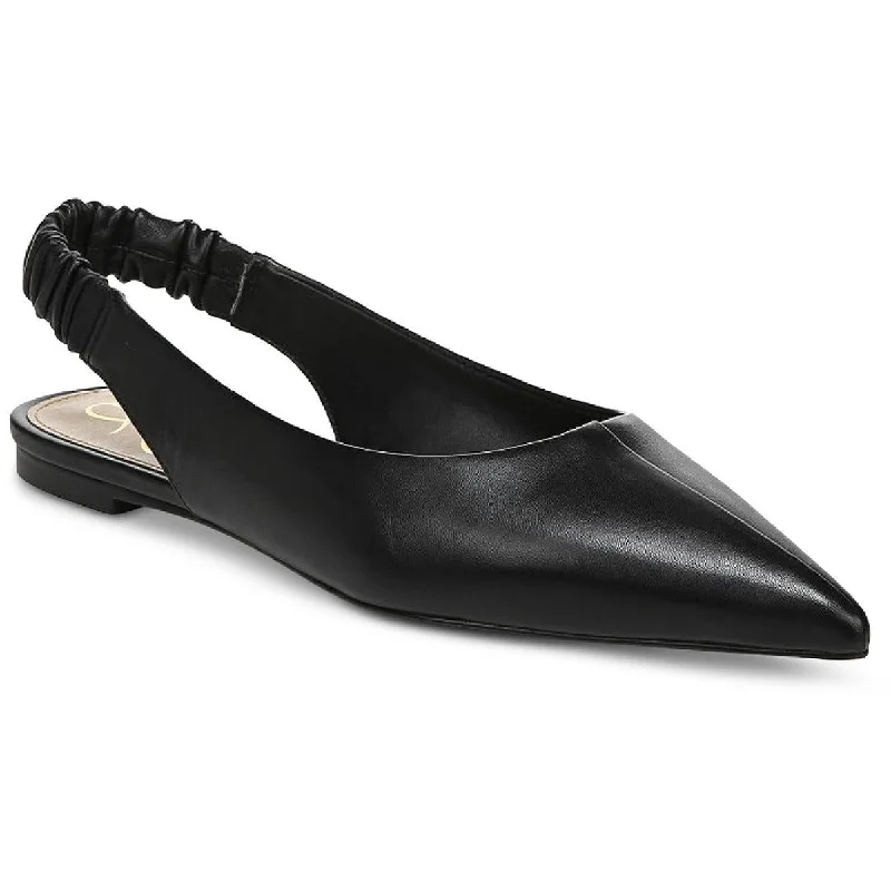 Fashionable Comfort Promotions Whitney Womens Leather Slip On Slingbacks