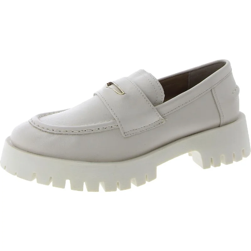 Urban Elegance Deals Lawrence Womens Lugged Sole Platform Loafers