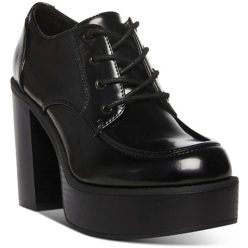 Fashionable Casual Loafers Rileyy Womens Patent Oxford Loafers