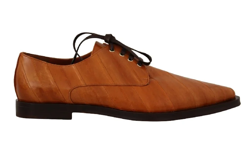 Stylish Shoe Discounts Dolce & Gabbana Luxury Lace Up  Leather Formal Shoes