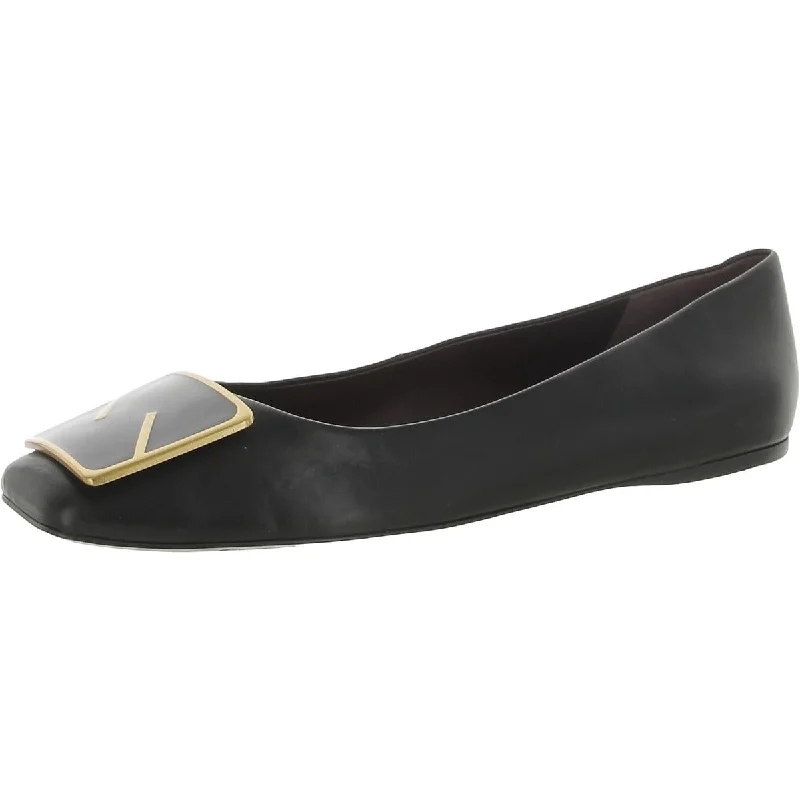Travel-Friendly Footwear Promotion Flexa Amaya 3 Womens Leather Square Toe Ballet Flats