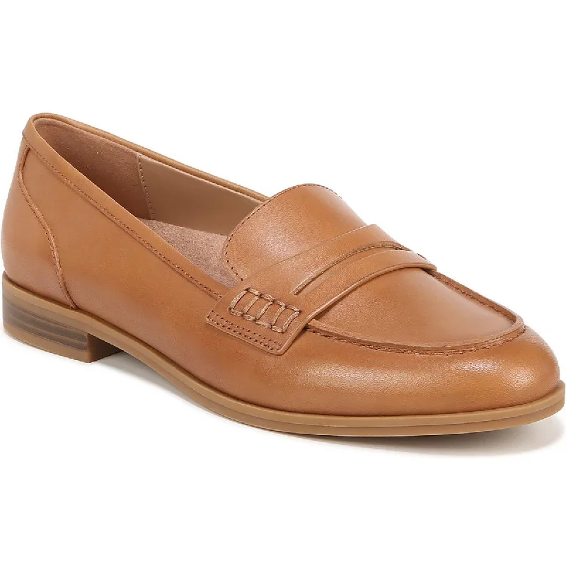 Romantic Fashion Discounts Mia Womens Leather Slip On Loafers