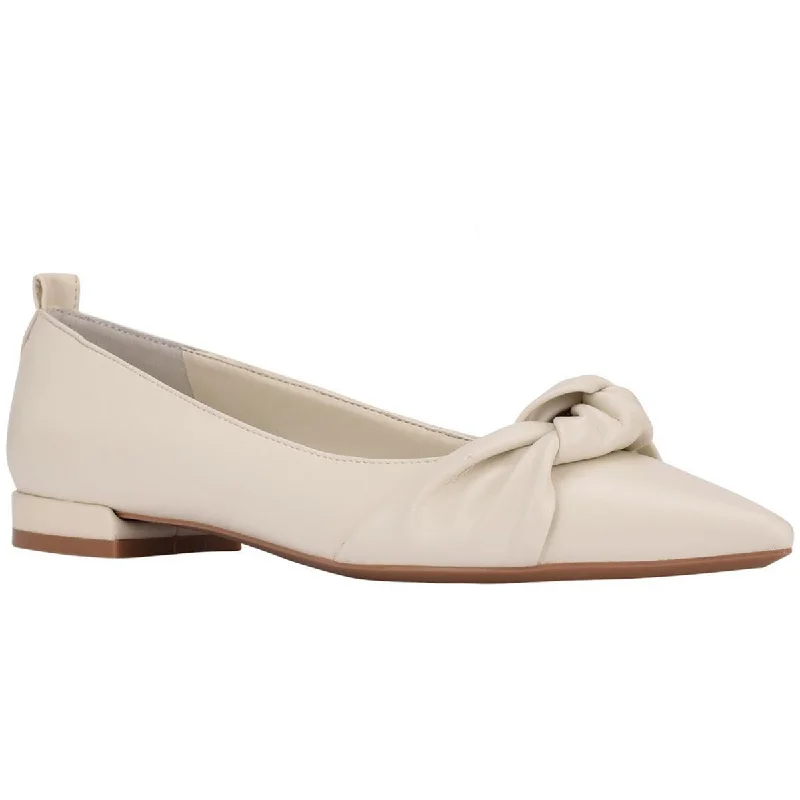 Stupidly Low Prices Kendy Womens Faux Leather Slip-On Ballet Flats