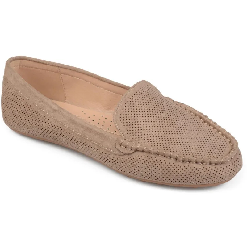 Embrace New Fashion Halsey Womens Faux Suede Lifestyle Loafers