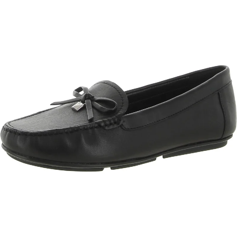 Discount Price Womens Leather Slip-on Moccasins