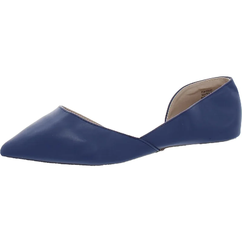 Women's Chic Footwear Womens Faux Leather Pointed Toe D'Orsay
