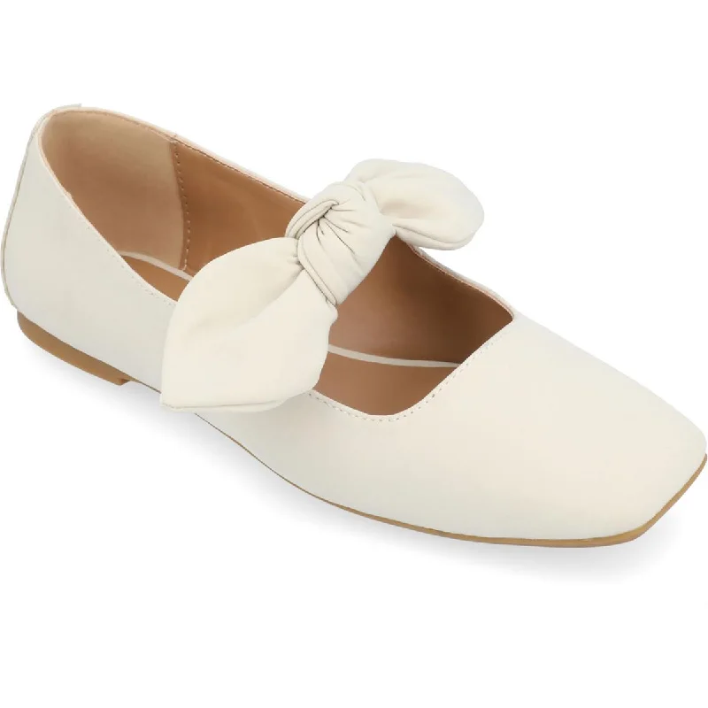 Fashionable Everyday Shoes SERALINN Womens Knit Casual Ballet Flats