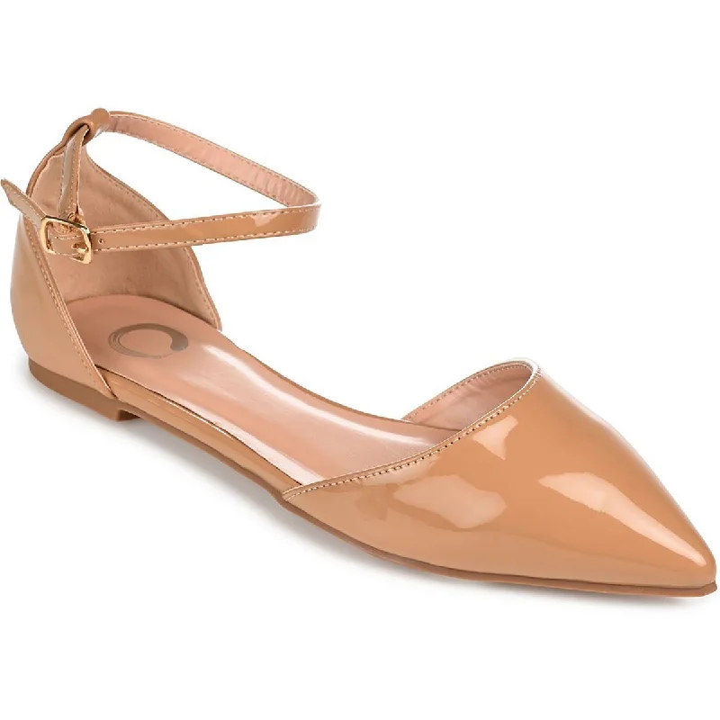 Comfortable Dress Shoes Womens Patent Pointy Toe D'Orsay