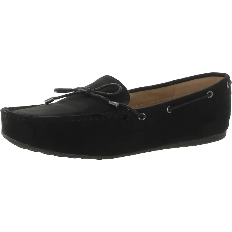 Comfortable Durable Shoes Womens Faux Suede Slip On Moccasins