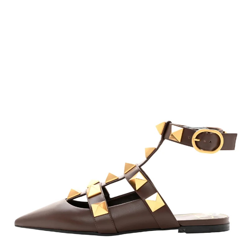 Latest Fashion Valentino Garavani Roman Stud Ballet Flats