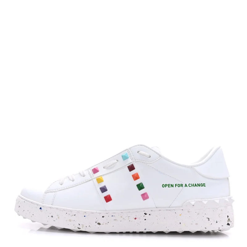 Comfortable Flat Feet Shoes Valentino Garavani Rockstud Open For A Change Sneakers